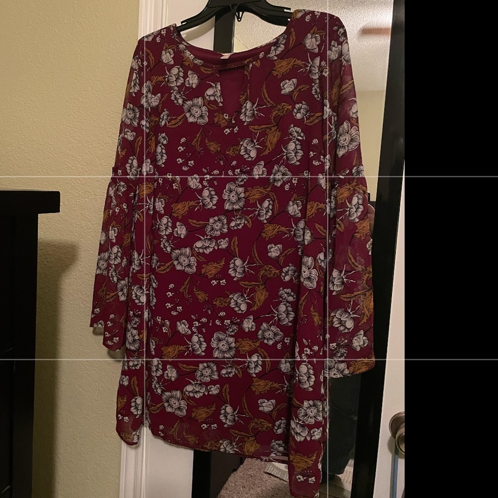 Women’s Long Sleeve Floral Dress